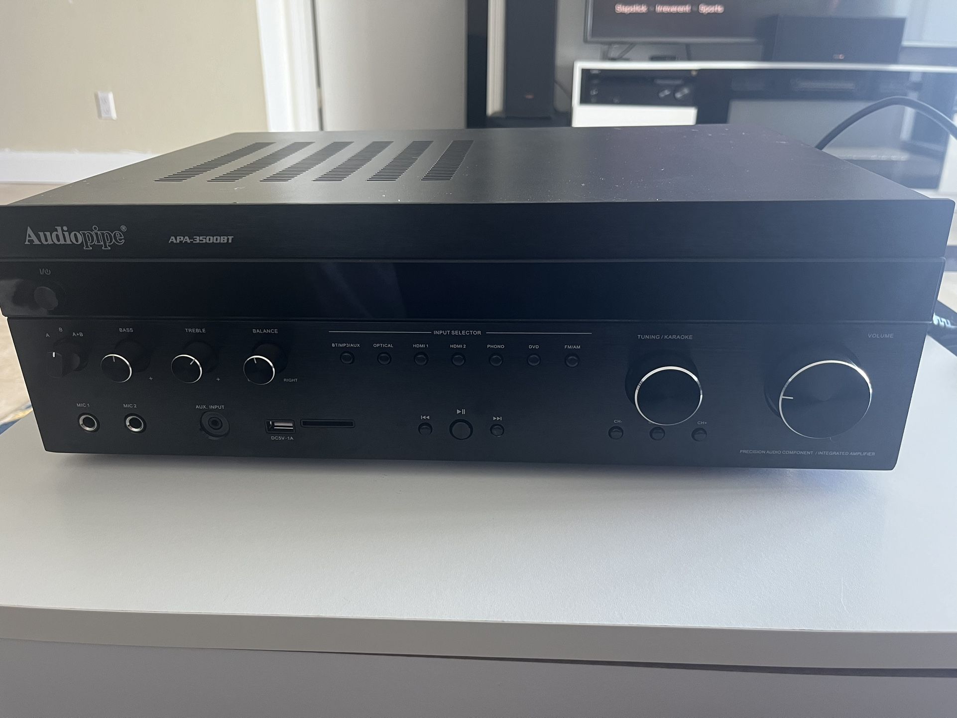 AudioPipe APA-3500BT Receiver – Bluetooth Stereo Amplifier