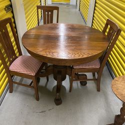 Solid Oak Breakfast table 