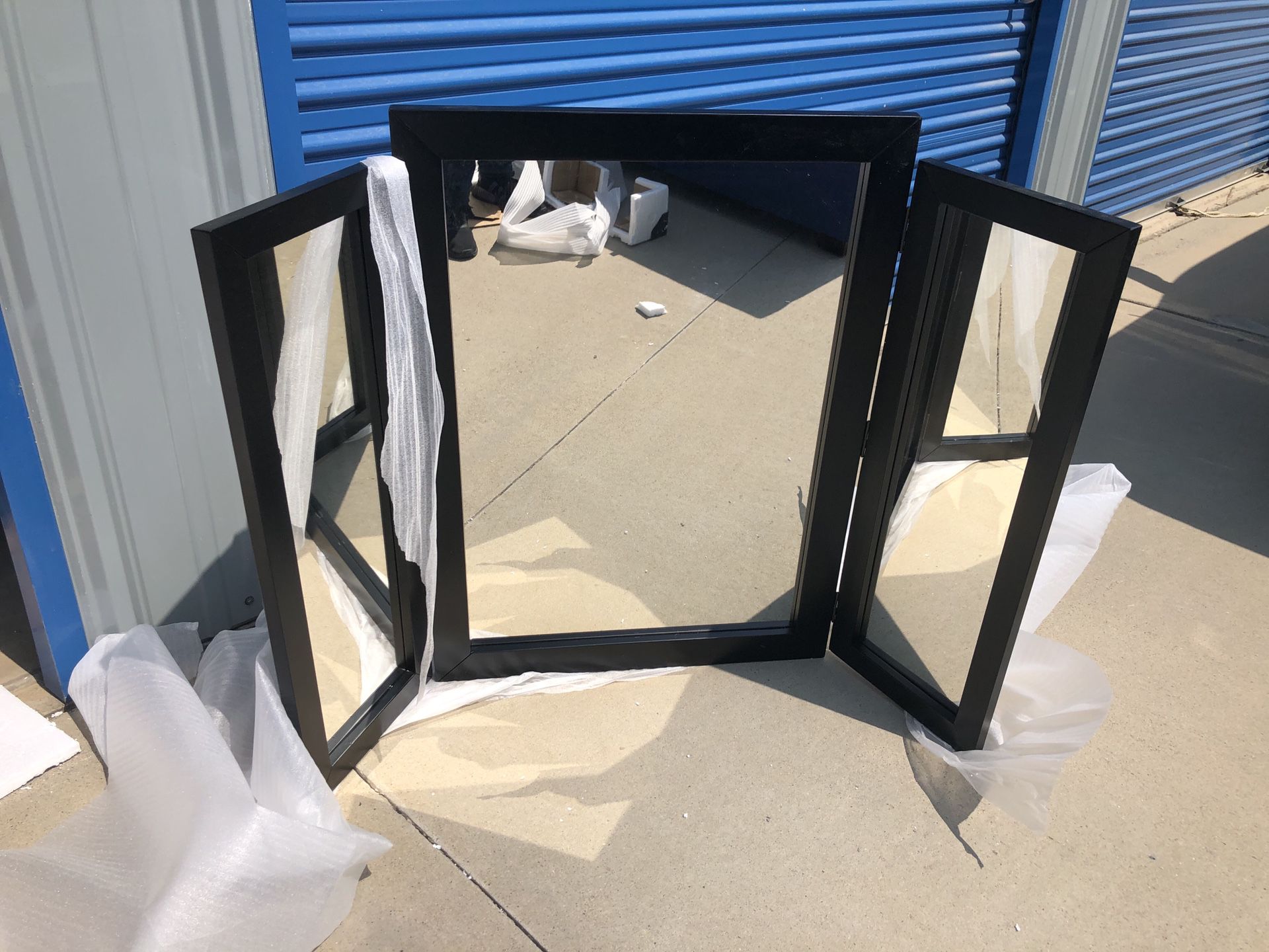 Brand New Vanity Foldable Mirror, Retails For Over $220