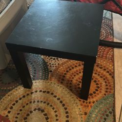 Black End Table