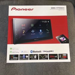 Pioneer Double Din AppleCarplay Bluetooth Android Auto SiriusXM 6.8 Inch Touchscreen Radio