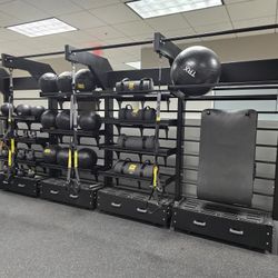 TRX Studio Line Quad Bay With Accessories, Weights Commercial Gym Equipment Exercise Fitness Functio