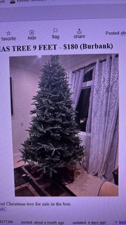 Christmas tree 9 feet