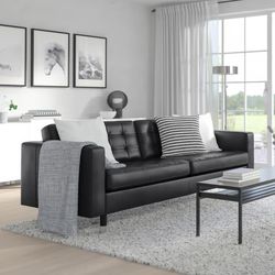 IKEA Morabo Leather Sofa