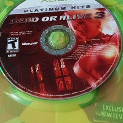 Dead Or Alive 3 Xbox Game 
