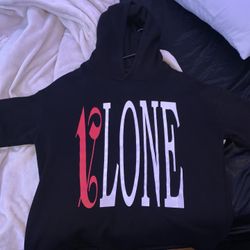 Vlone x Palm Angels Hoodie Black/red