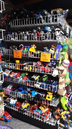 Toy cars and trucks from $1 up to $10