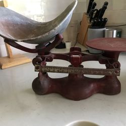 Antique Cast Iron Candy Scale 