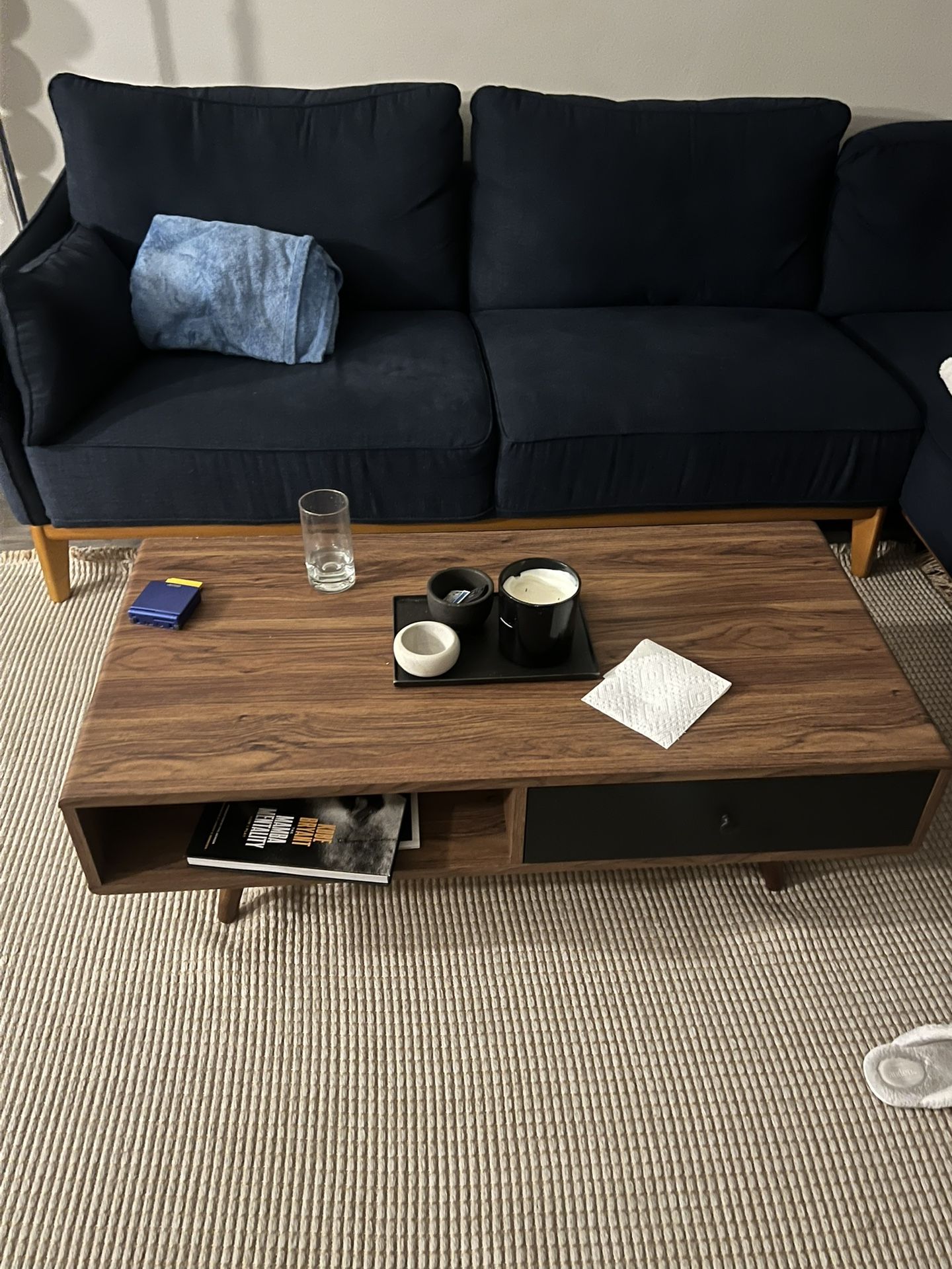 Coffee Table W/ Storage - $80