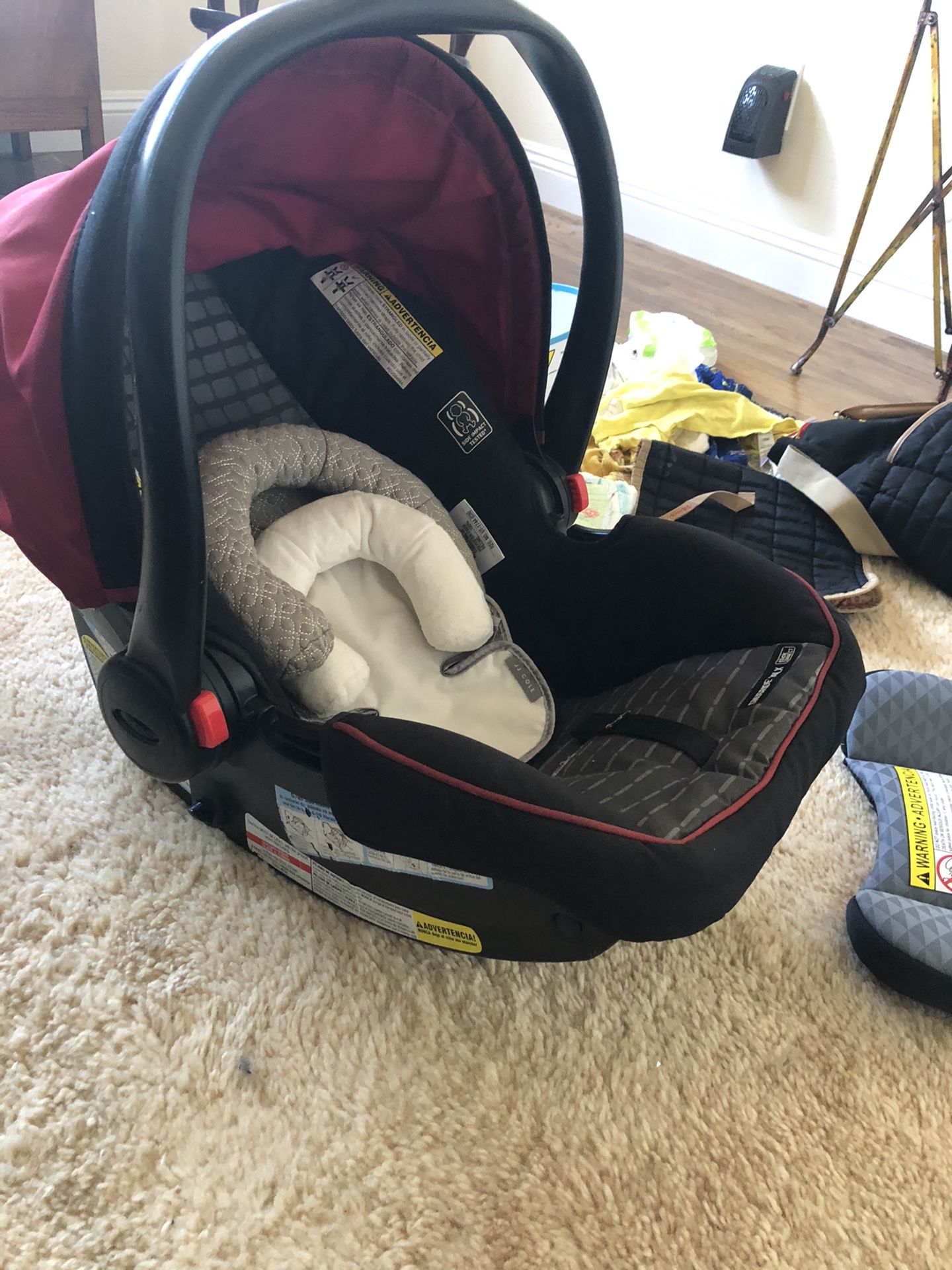 Car seat with base