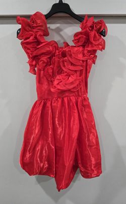 Halloween Cocktail Dress Red