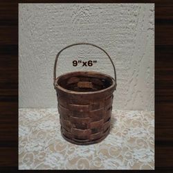 WOOD BASKET 