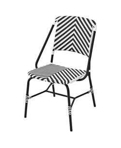 Ikea in/outdoor chair black/white