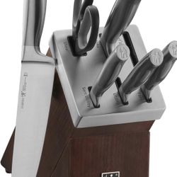 Henckels Knife Set w/ Block Stainless Steel 7pc Kitchen Set