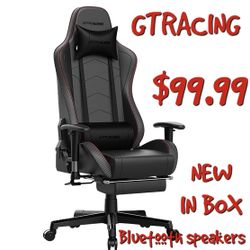 GTRACING GAME CHAIR NEW BLUETOOTH 