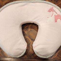 Poppy Pillow With Luxe Pink Giraffe Cover