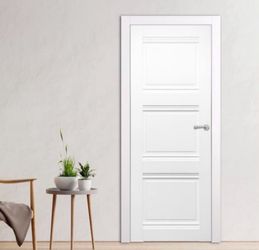 28 Inch Interior 3 Panel Door 28” X 80” 1-3/8” NEW