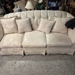 White Vintage Sofa (like New”