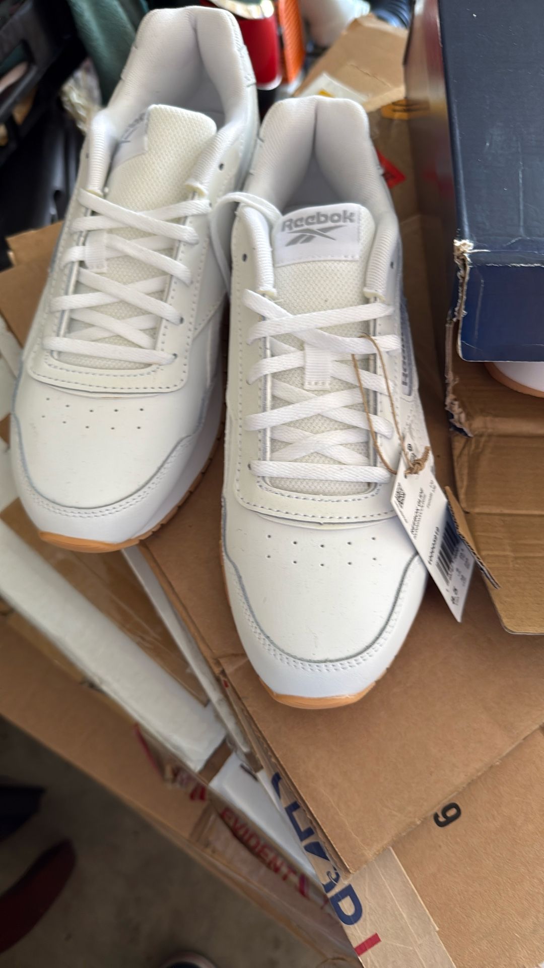 2 pairs of Reebok shoes for women Size 8 1/2 Will take $$50.00 cash for both Pick up in Powder Springs ga 30127
