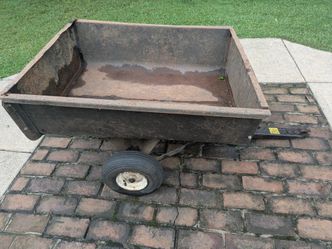 Vintage Brinly dump trailer