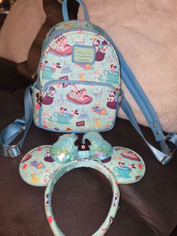 Disney backpack and ears set