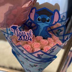 Graduation Rose Bouquet Stitch Ramo Rosas 