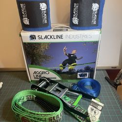 Slack Line Industries Aggro Line High-Performance Slackline Kit Incomplete
