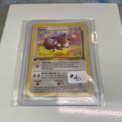 1st Edition Eevee 51/64 Pokemon