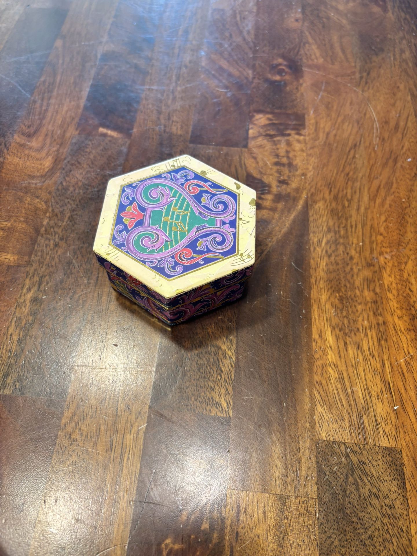 Vintage Hexagon Trinket Box