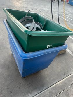 We work at Quick Quack Carwash & selling 2 bins for $50 each or take both for $100