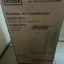 Black & Decker Portable Air Conditioner 