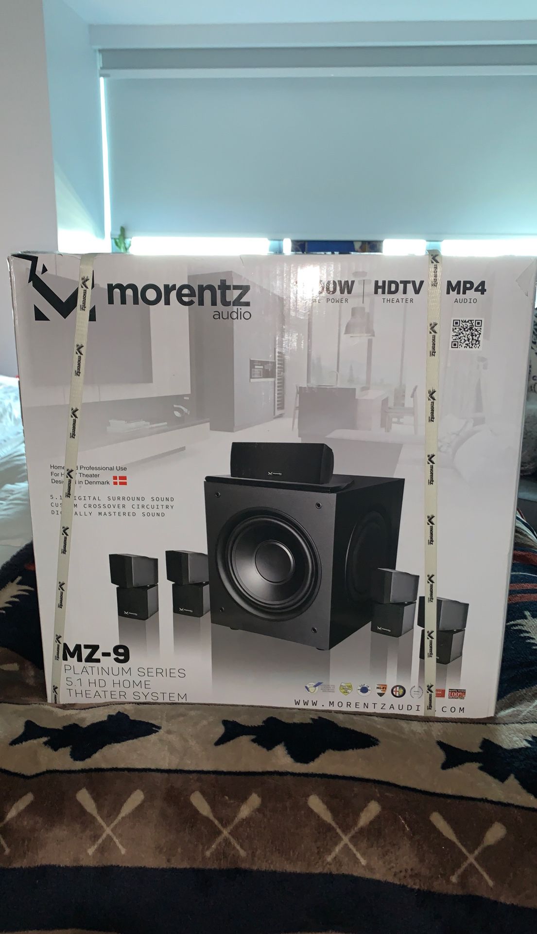 Morentz audio MZ-9 PLATINUM SERIES 5.1 HD home theater system