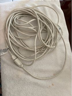 Electric extension cord  for indoor or outdoor 50 feet long all one piece