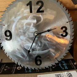 12” Saw Blade Shop Clock