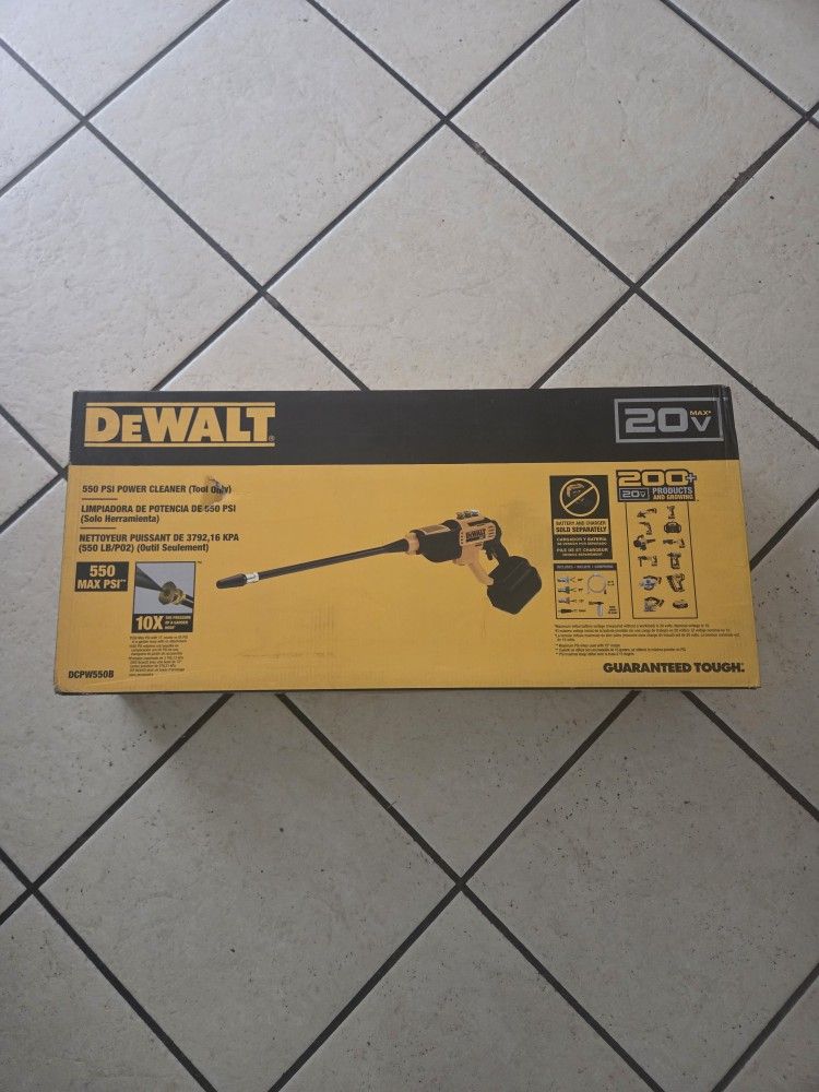 Dewalt 550 psi Power Cleaner