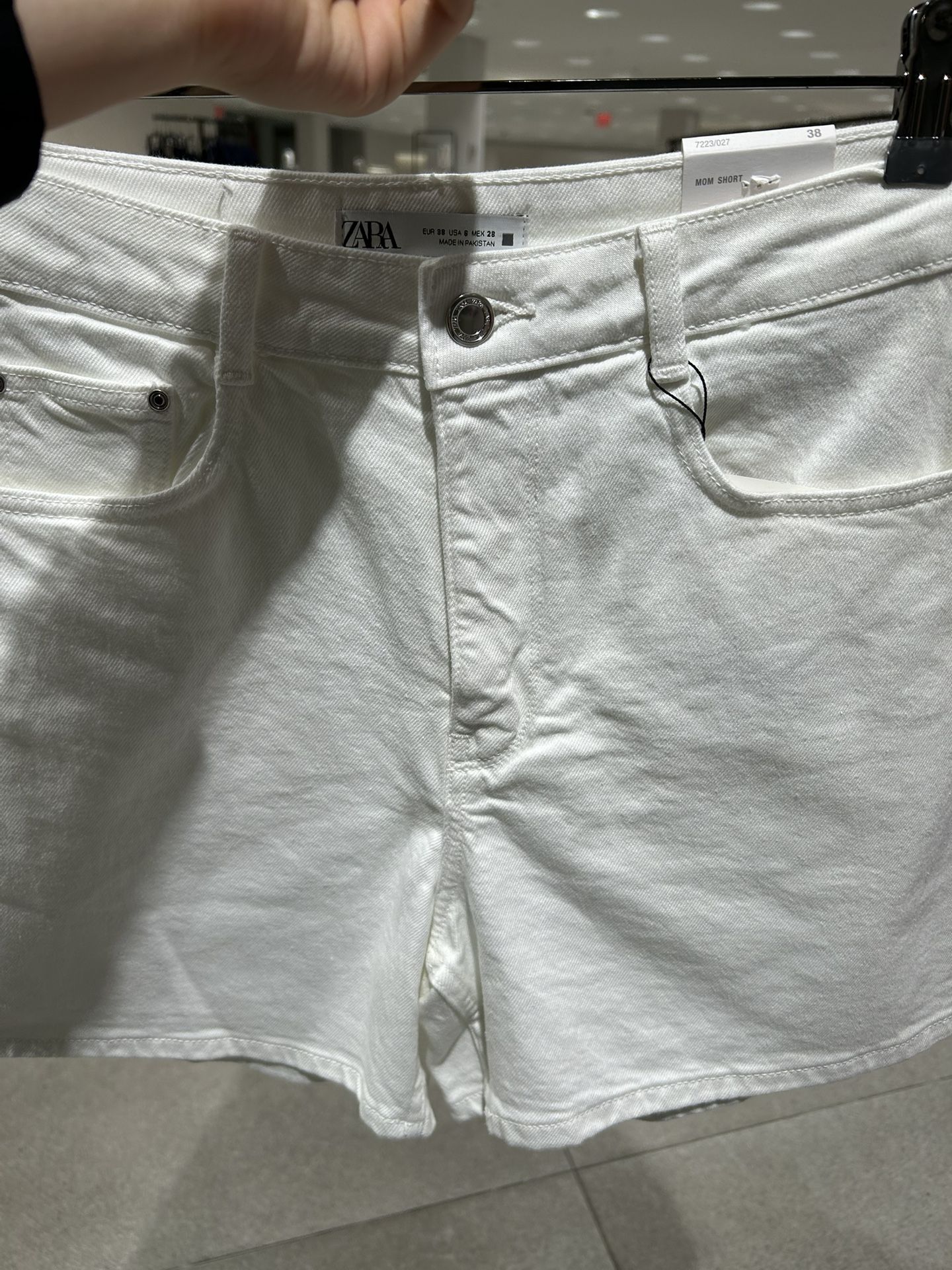 Zara White Shorts