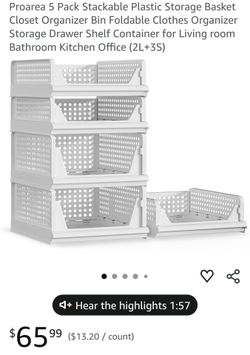 Stackable Storage Drawers