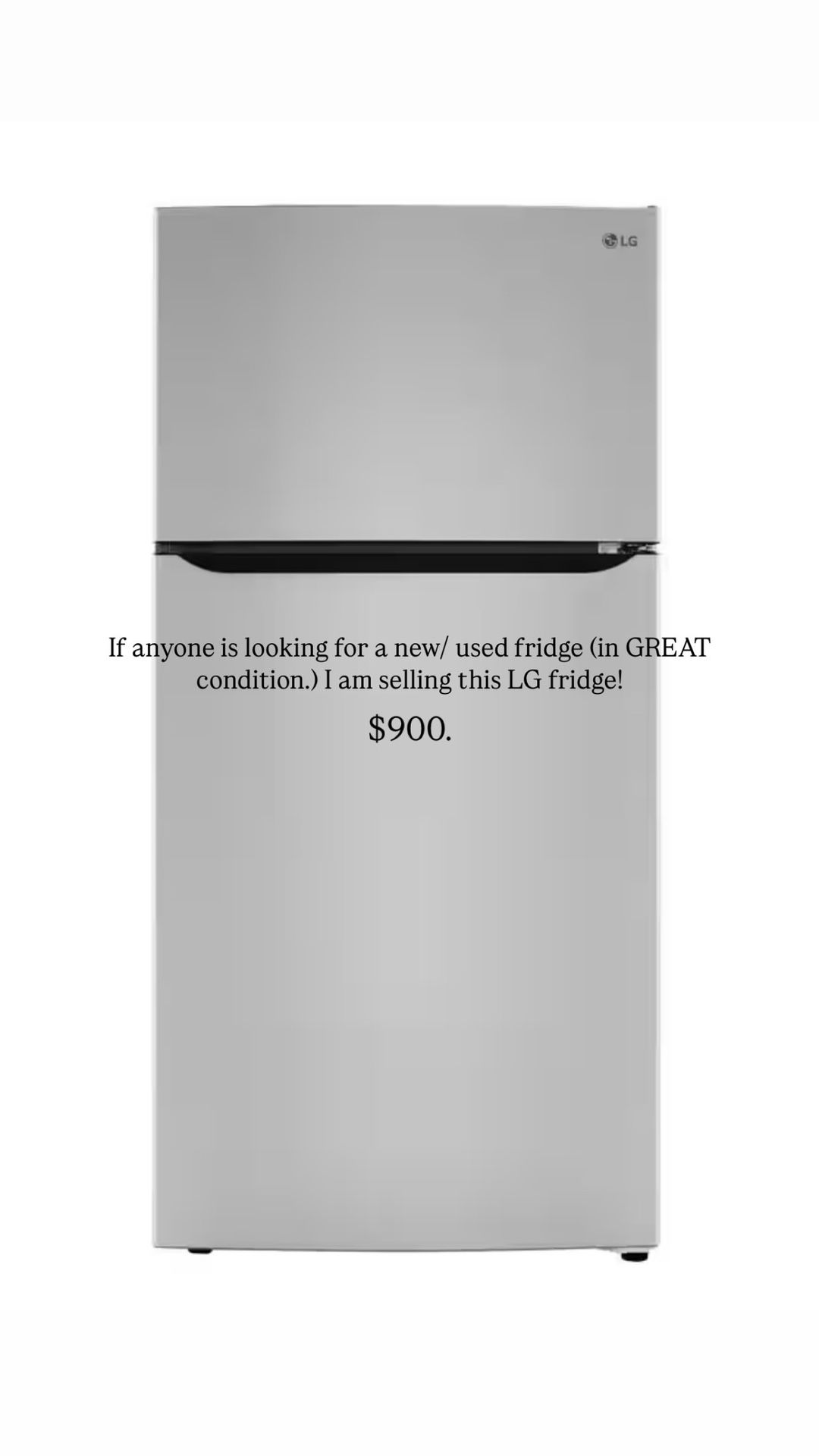 LG fridge For Sale!
