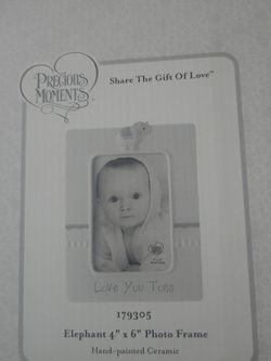Precious Moments Elephant 4x6 Photo Frame