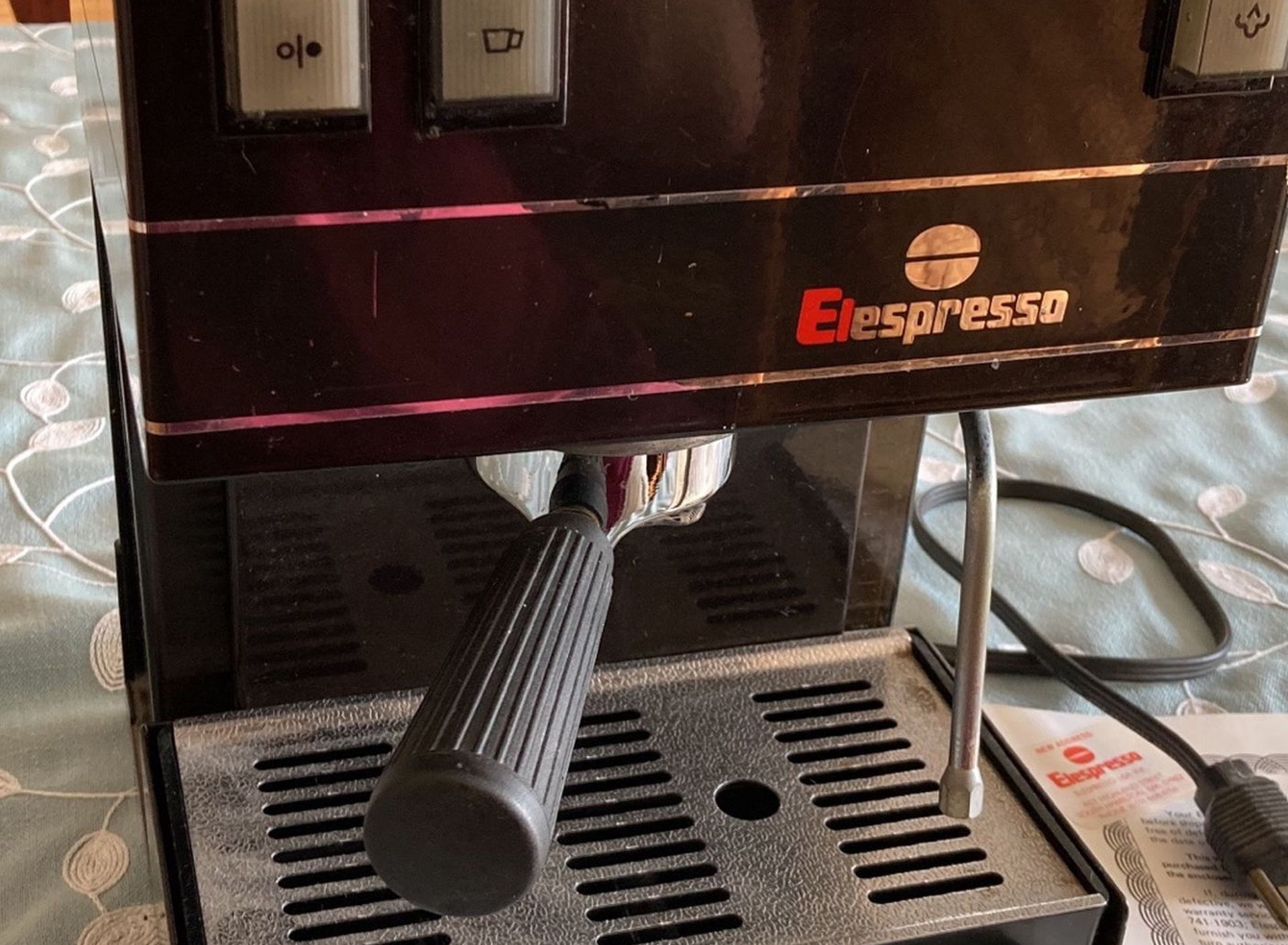 Menalux Elespresso Espresso/Cappuccino Machine - Swiss Made