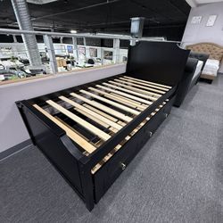 Twin Trundle Bed Frame 