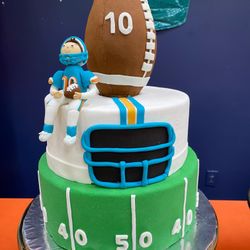 Dolphins Fake Cake 