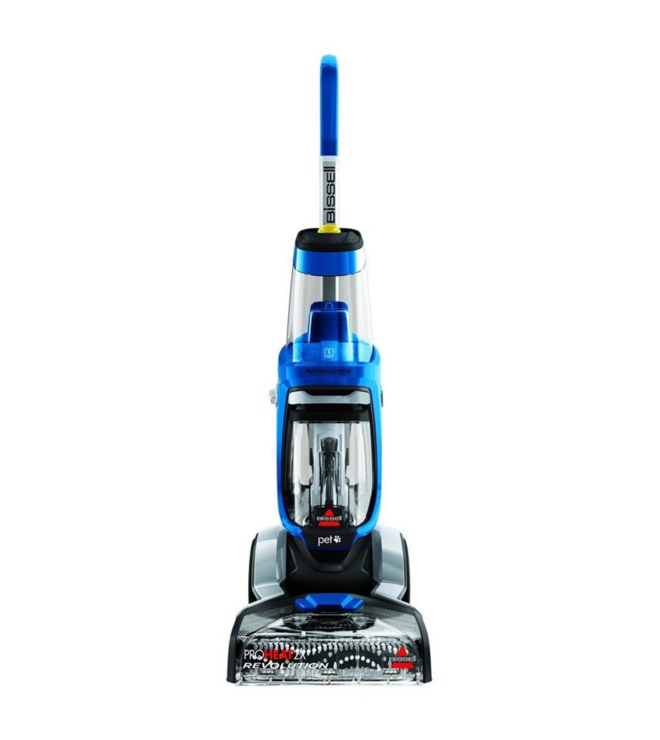 BISSELL ProHeat 2X Revolution Pet Upright Carpet Cleaner Blue 15489: Electric Carpet Shampooer, Dual Brushes