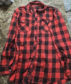 Buffalo plaid flannel 3xlt