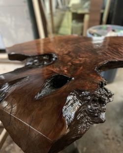 Reclaimed Redwood Coffee Table