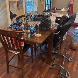 Dinning Table And All Stuffs On The Table 