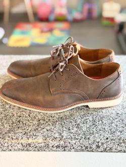 Stacy Adams Brown Leather Oxford Derby Dress Shoes