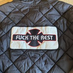 Supreme Independent FW15 F The Rest Quilted Jacket Men’s Medium Black