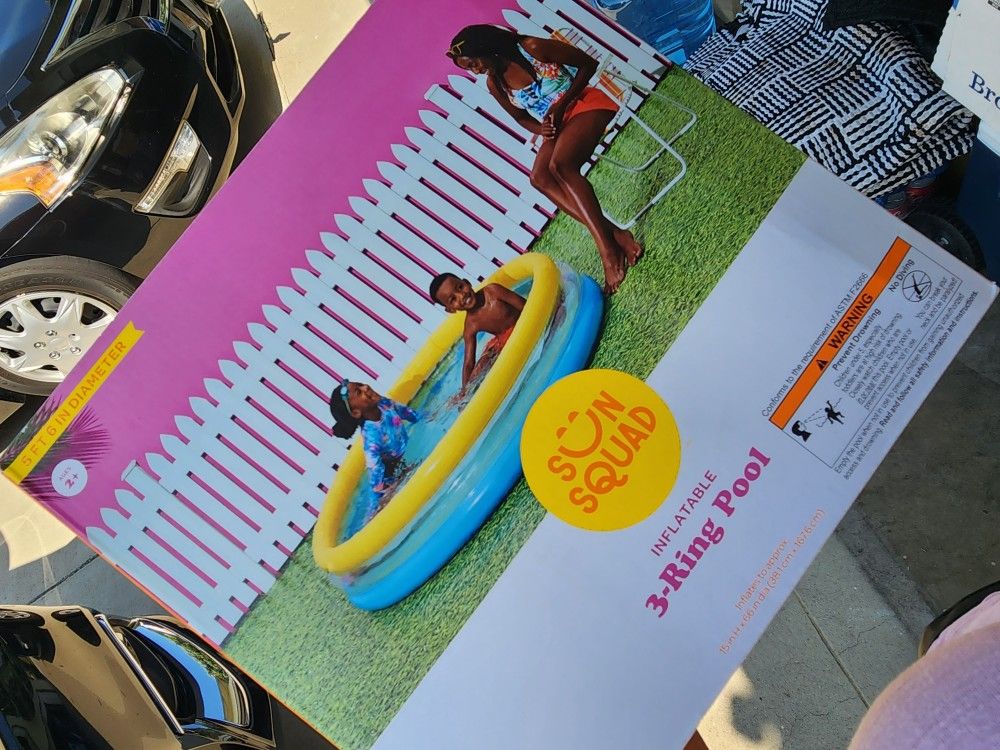 Sun Squad 3 Ring Pool 2yrs & Up Kids POOL 