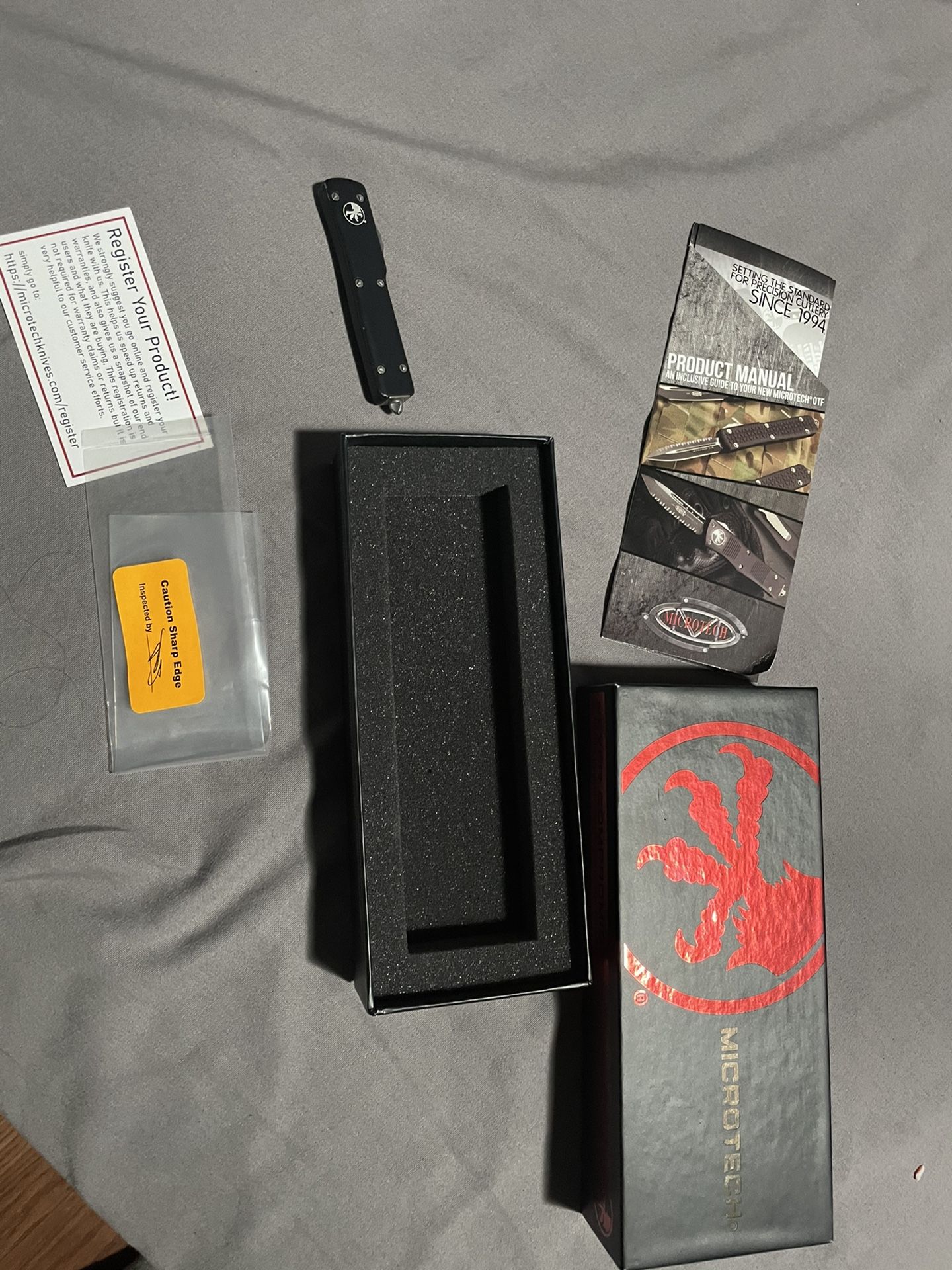 Microtech Utx 70 Ca Legal Otf Knife , California Custom Knife Show Special Edition